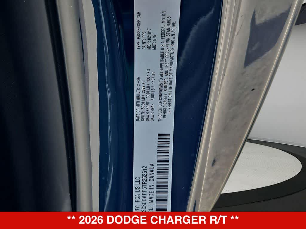 2026 Dodge Charger R/T