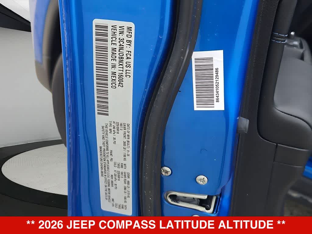 2026 Jeep Compass Latitude