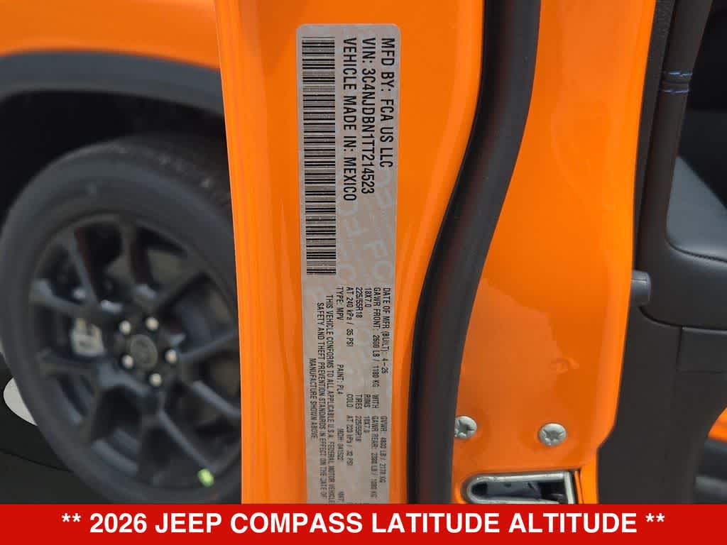 2026 Jeep Compass Latitude