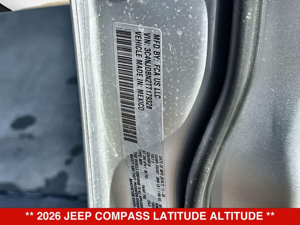 2026 Jeep Compass Latitude