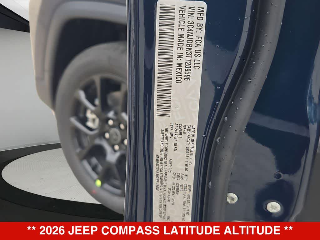 2026 Jeep Compass Latitude