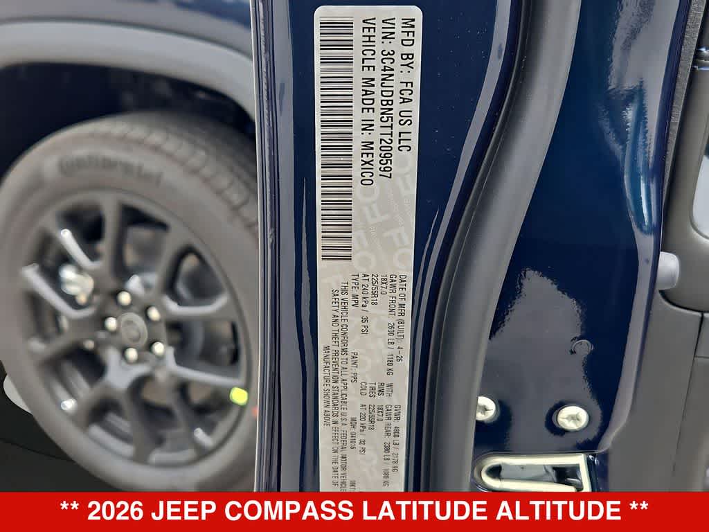 2026 Jeep Compass Latitude