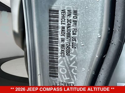 2026 Jeep Compass Latitude
