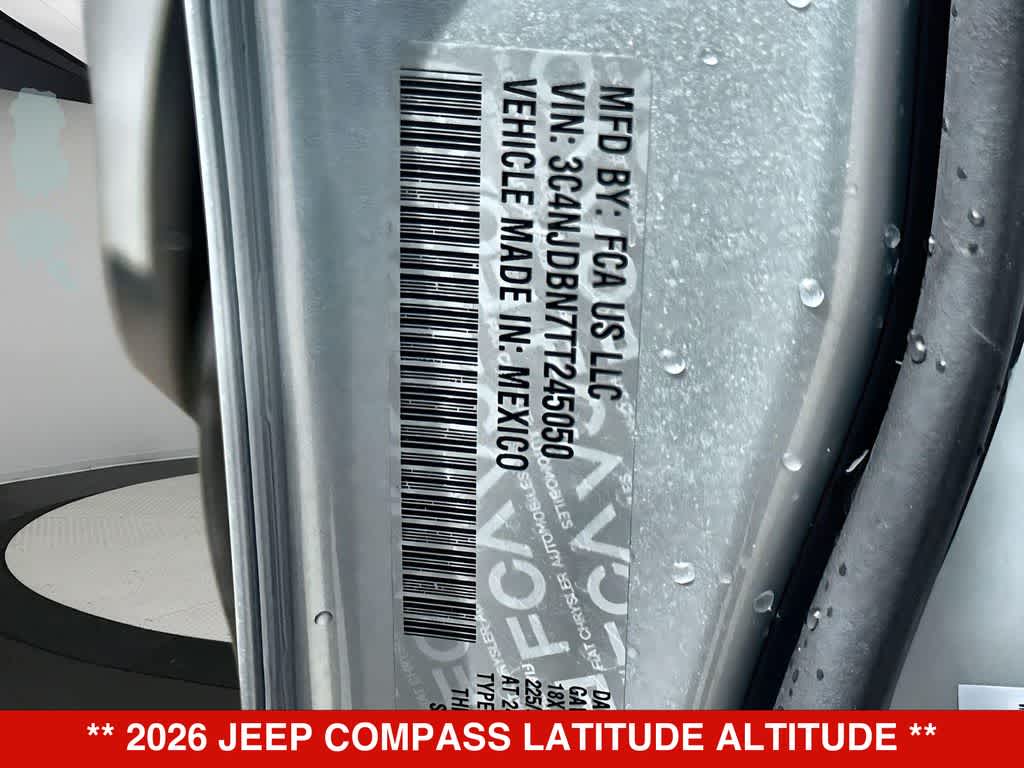 2026 Jeep Compass Latitude