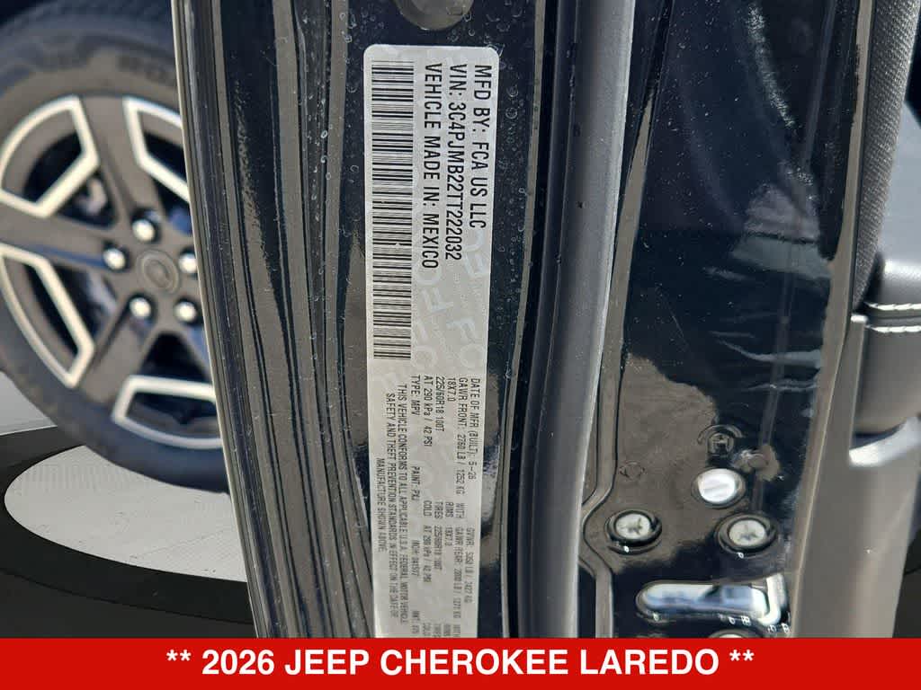 2026 Jeep Cherokee Laredo