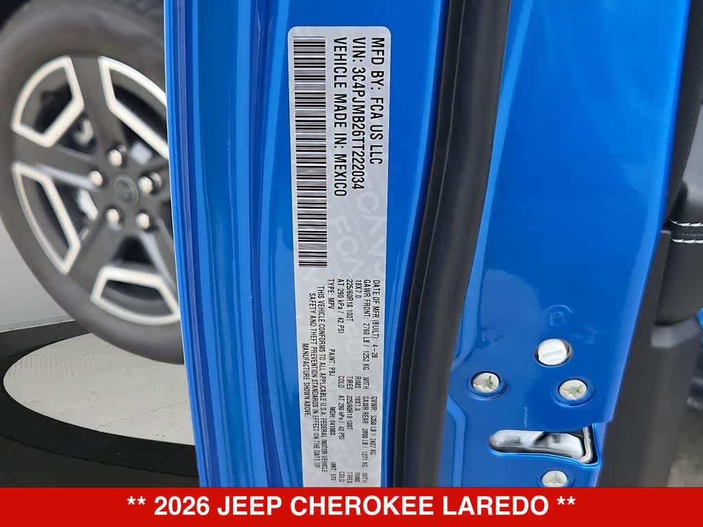2026 Jeep Cherokee Laredo