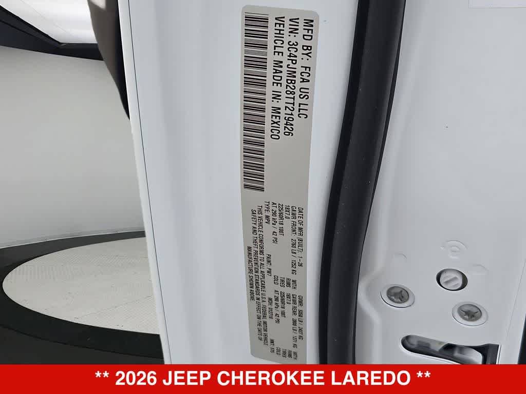 2026 Jeep Cherokee Laredo