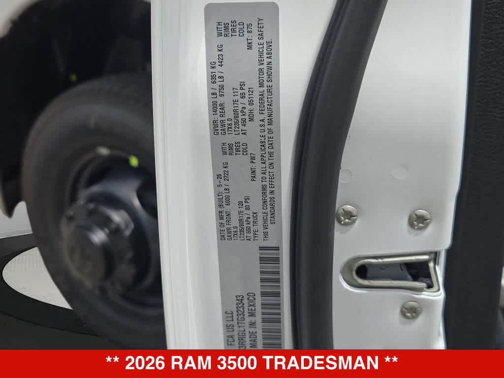 2026 RAM 3500 Tradesman