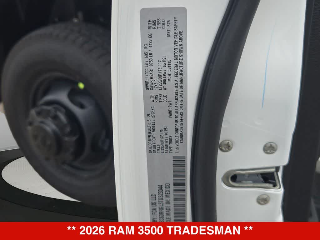 2026 RAM 3500 Tradesman