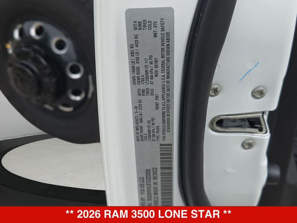 2026 RAM 3500 Lone Star