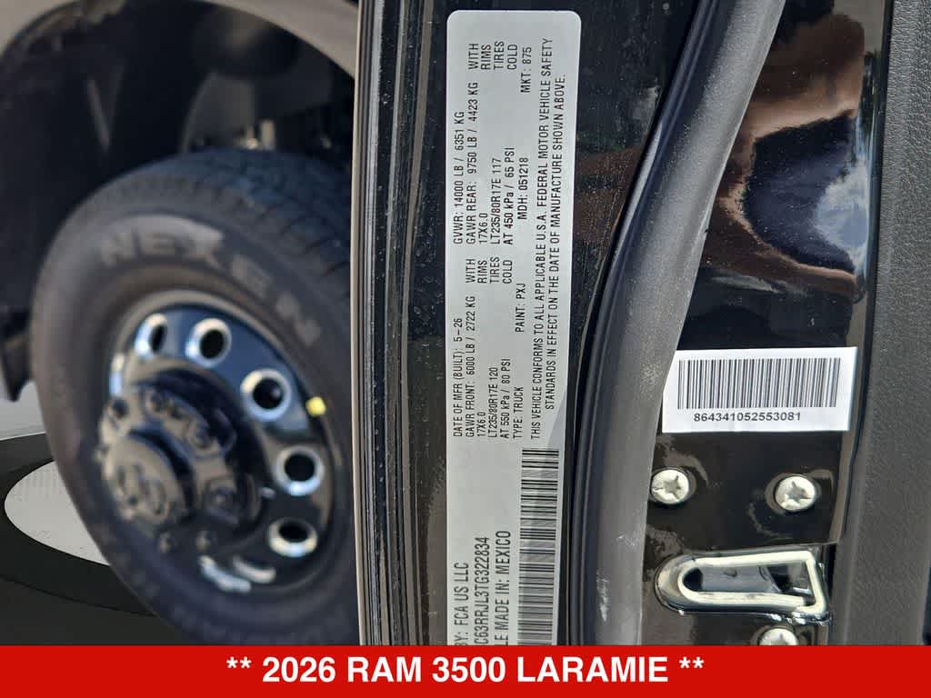 2026 RAM 3500 Laramie