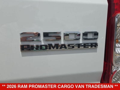 2026 RAM ProMaster Tradesman