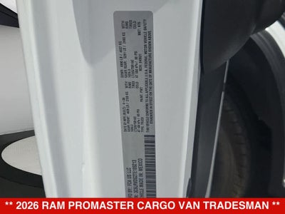 2026 RAM ProMaster Tradesman