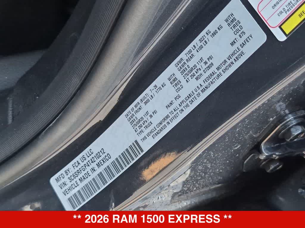 2026 RAM 1500 Express