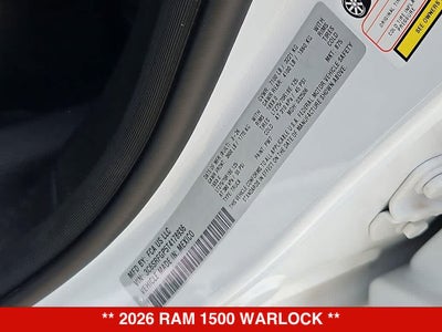 2026 RAM 1500 Warlock