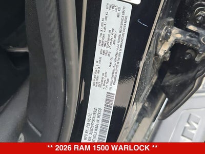 2026 RAM 1500 Warlock