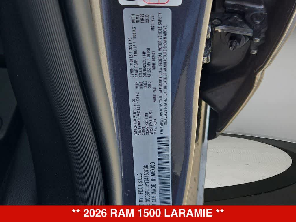 2026 RAM 1500 Laramie