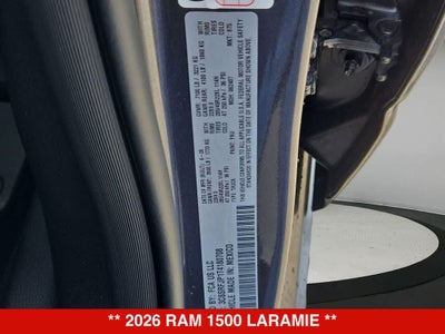 2026 RAM 1500 Laramie