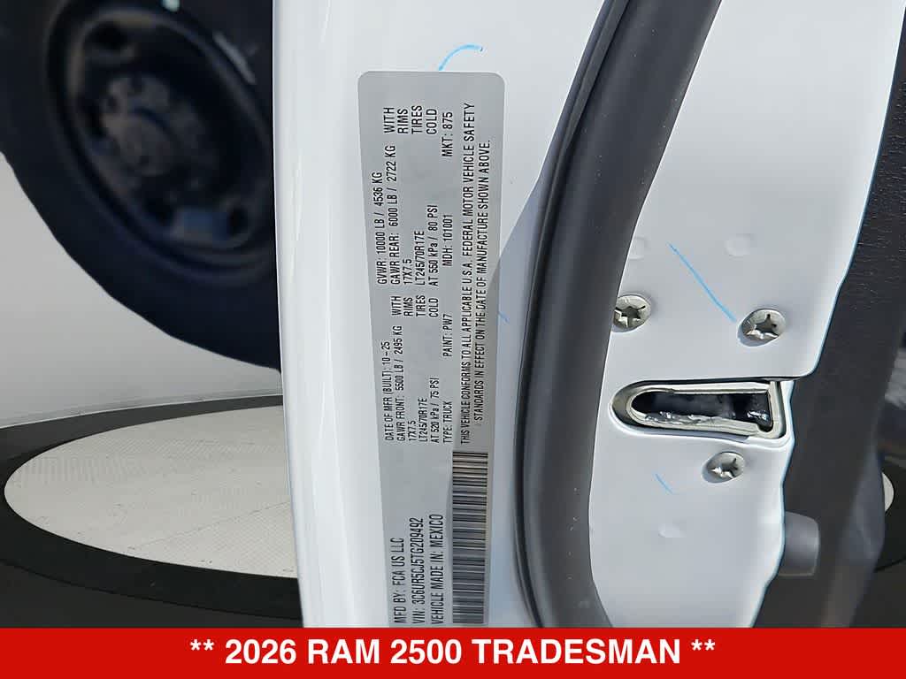 2026 RAM 2500 Tradesman