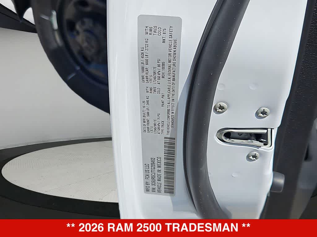 2026 RAM 2500 Tradesman