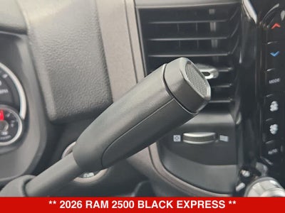 2026 RAM 2500 Black Express