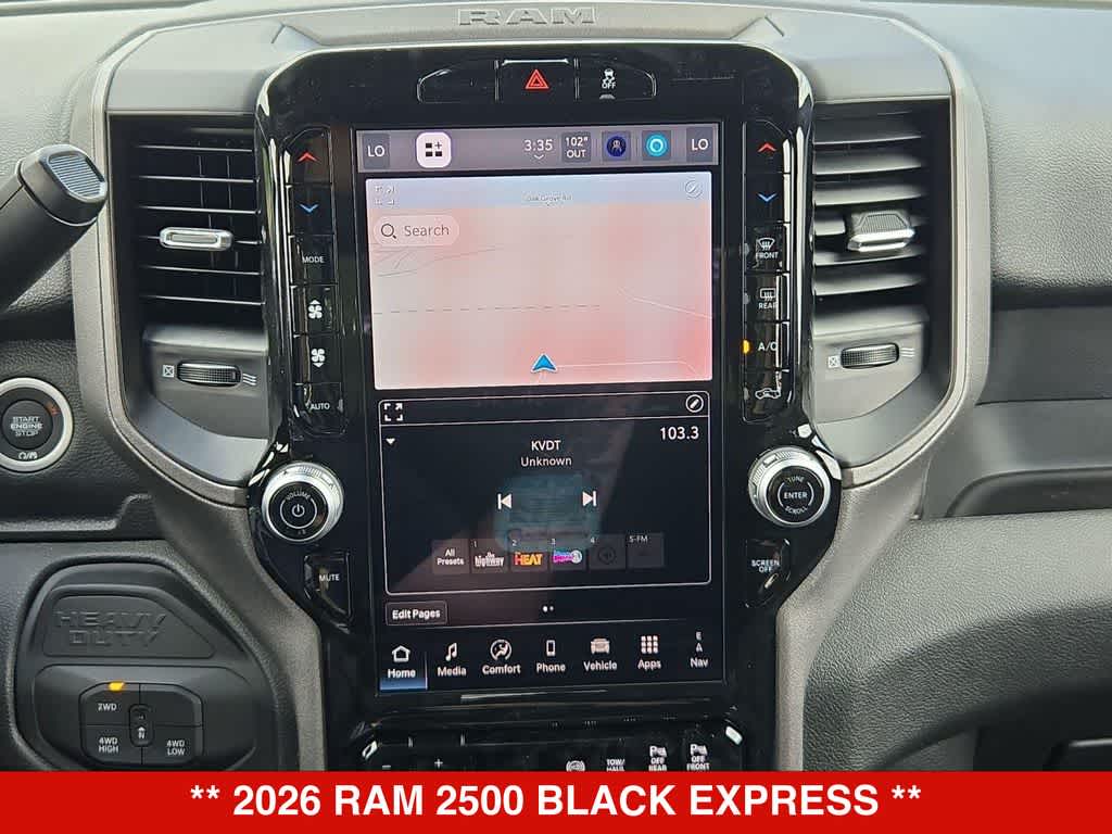 2026 RAM 2500 Black Express