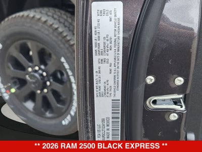 2026 RAM 2500 Black Express