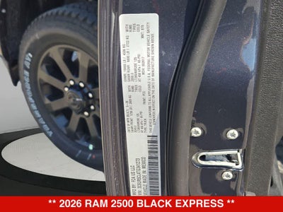 2026 RAM 2500 Black Express