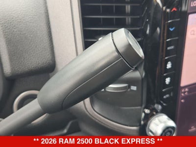 2026 RAM 2500 Black Express