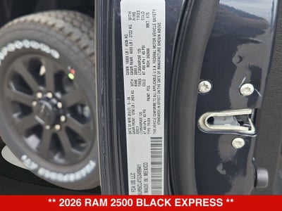2026 RAM 2500 Black Express