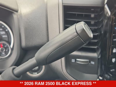 2026 RAM 2500 Black Express