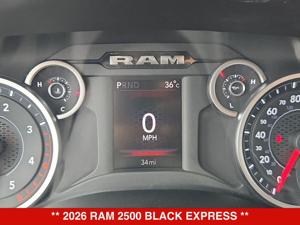 2026 RAM 2500 Black Express