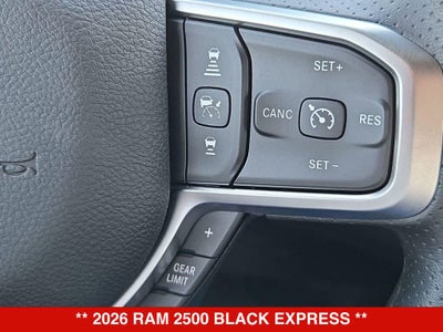 2026 RAM 2500 Black Express