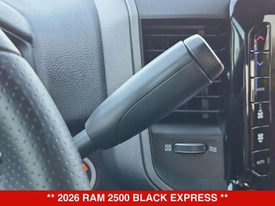 2026 RAM 2500 Black Express