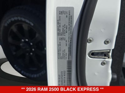 2026 RAM 2500 Black Express