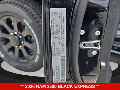 2026 RAM 2500 Black Express