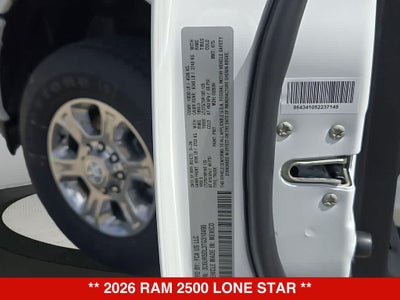 2026 RAM 2500 Lone Star