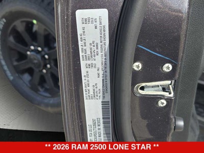 2026 RAM 2500 Lone Star