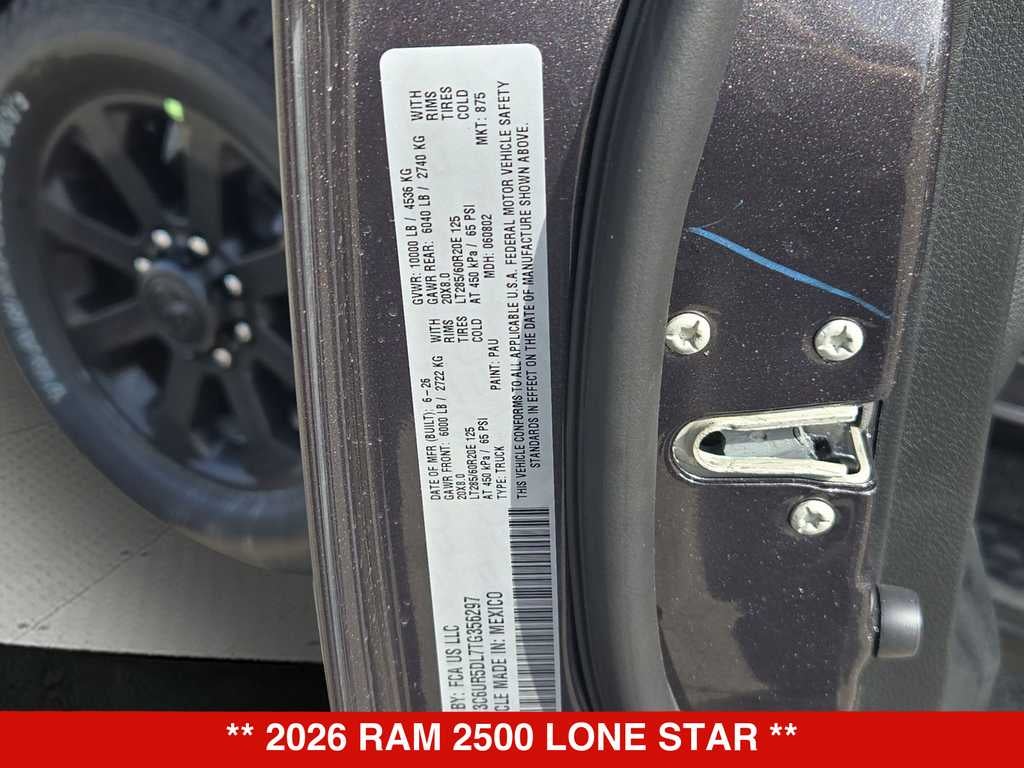 2026 RAM 2500 Lone Star