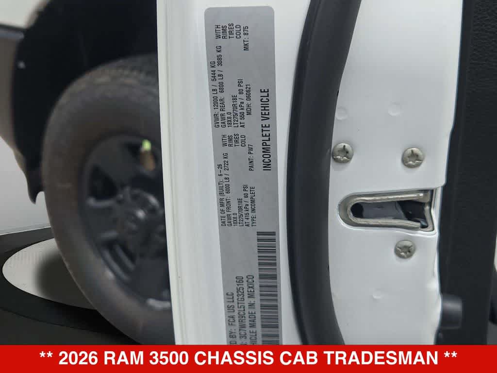 2026 RAM 3500 Chassis Cab Tradesman