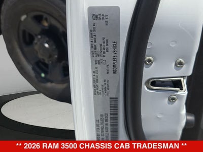 2026 RAM 3500 Chassis Cab Tradesman