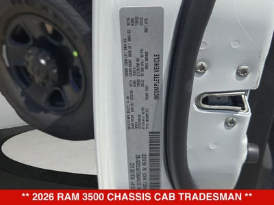 2026 RAM 3500 Chassis Cab Tradesman