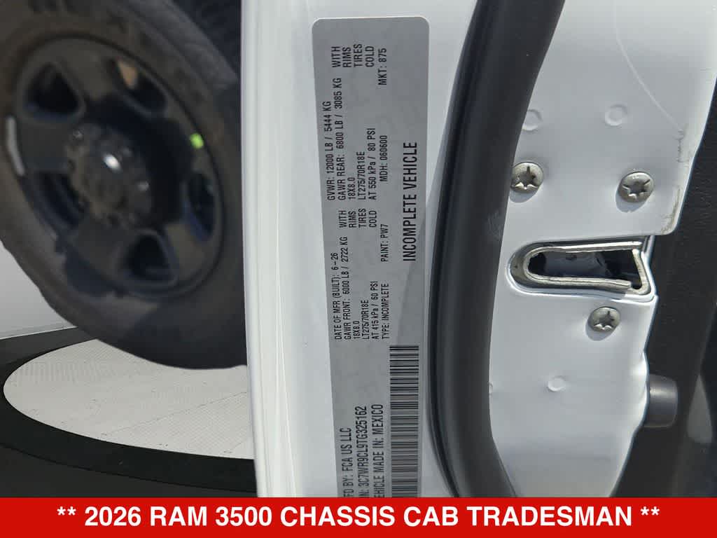 2026 RAM 3500 Chassis Cab Tradesman