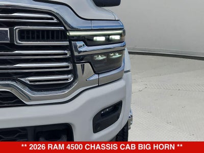 2026 RAM 4500 Chassis Cab Big Horn