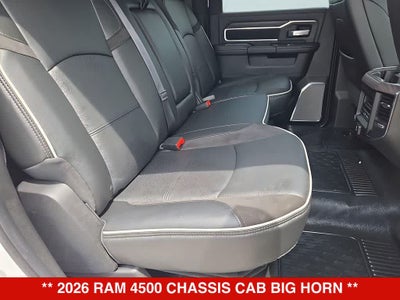 2026 RAM 4500 Chassis Cab Big Horn