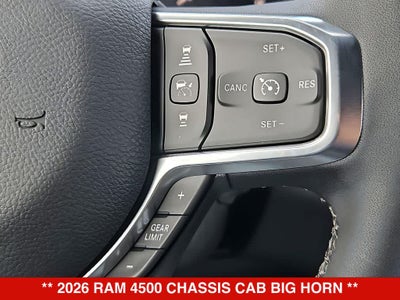 2026 RAM 4500 Chassis Cab Big Horn