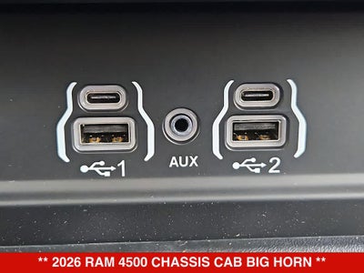 2026 RAM 4500 Chassis Cab Big Horn