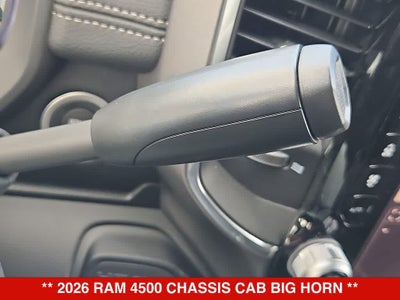 2026 RAM 4500 Chassis Cab Big Horn