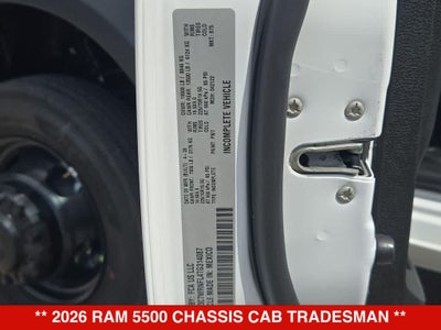 2026 RAM 5500 Chassis Cab Tradesman