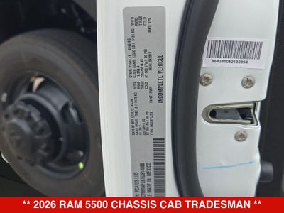 2026 RAM 5500 Chassis Cab Tradesman